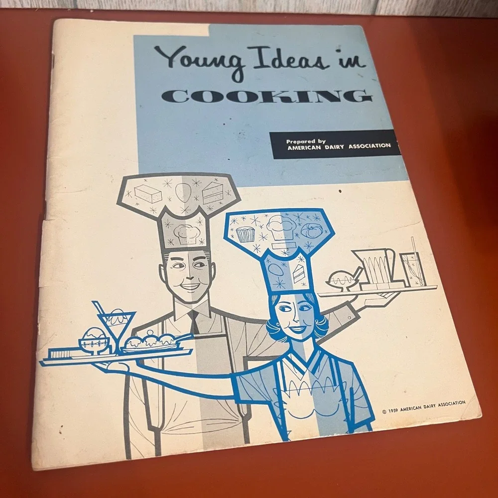 Vintage 1959 Young Ideas in Cooking American Dairy Association Cookbook Booklet